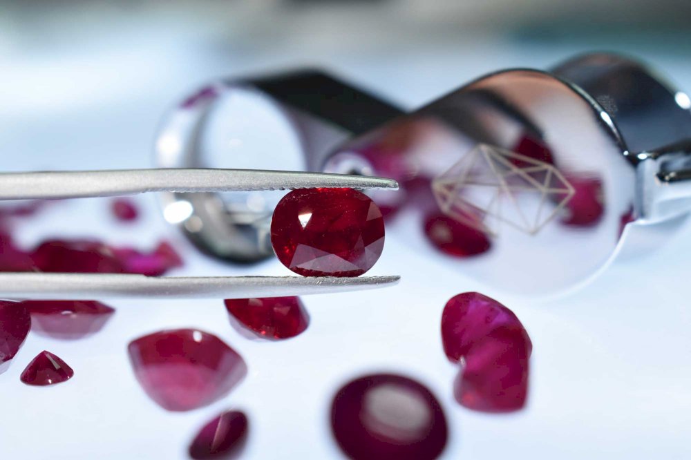 Greenland Ruby Faceted Stone