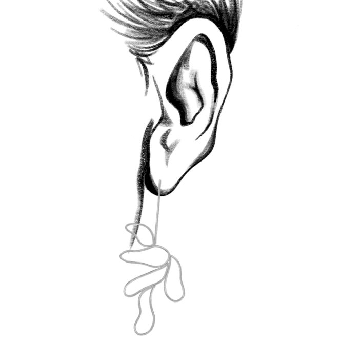 S021 sketch earrings