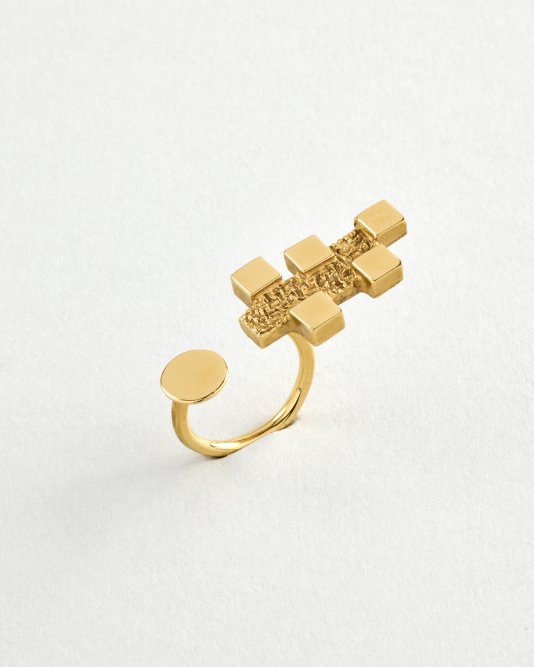 Cuff-Link Ring Seventies