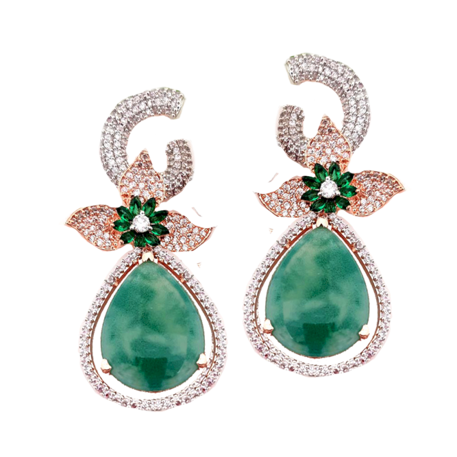 Emerald Enchantment Party Earrings