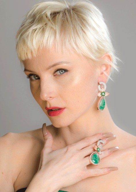 Emerald Enchantment Party Earrings