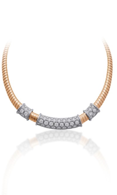 Xpandable  X² Gold and Diamond Necklace