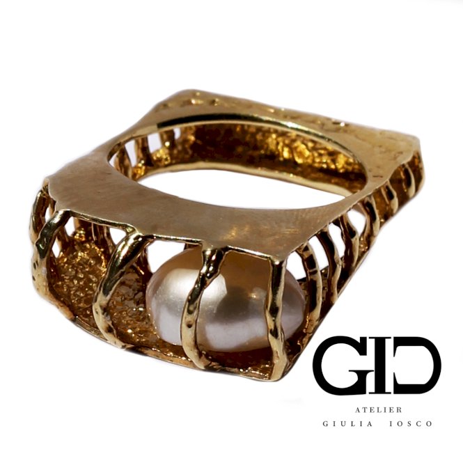 Cage Ring - Giulia Iosco join the first Rome Jewelry Week
