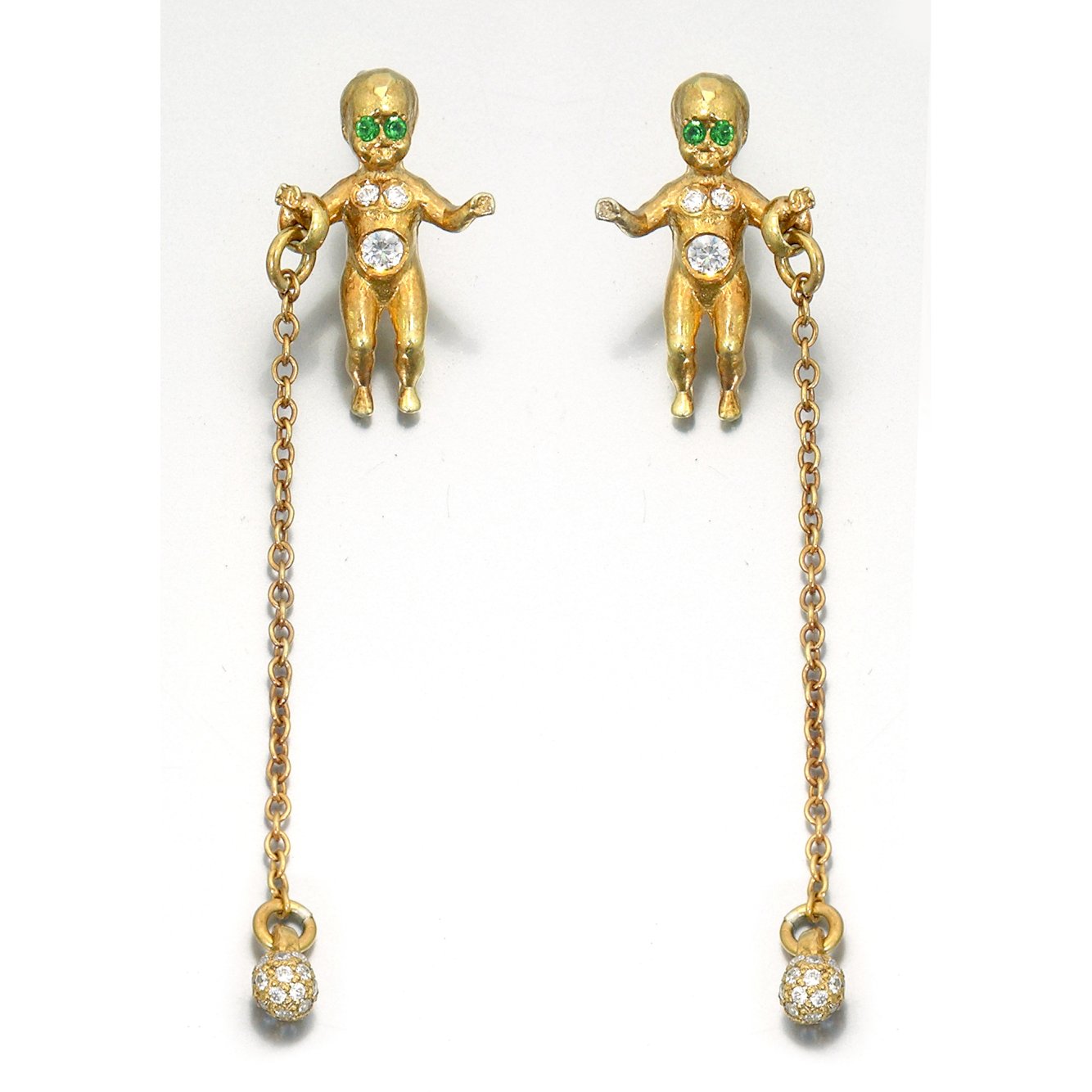 14k Gold Baby earrings