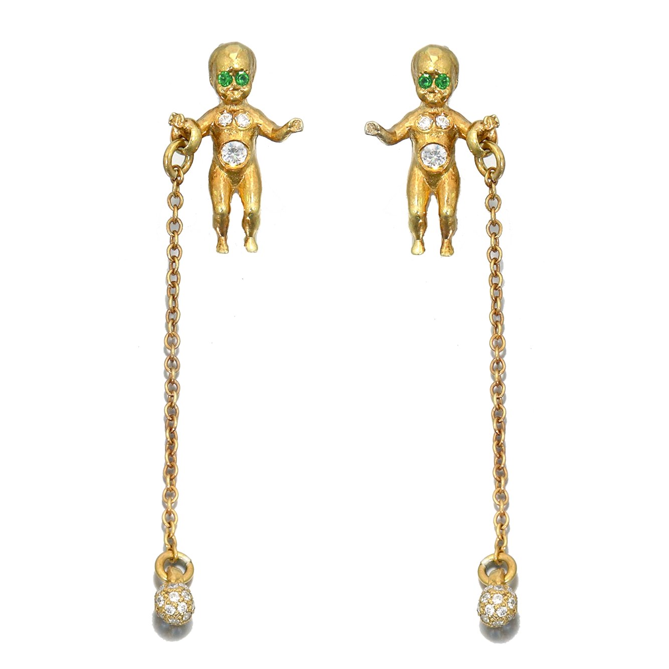 14k Gold Baby earrings